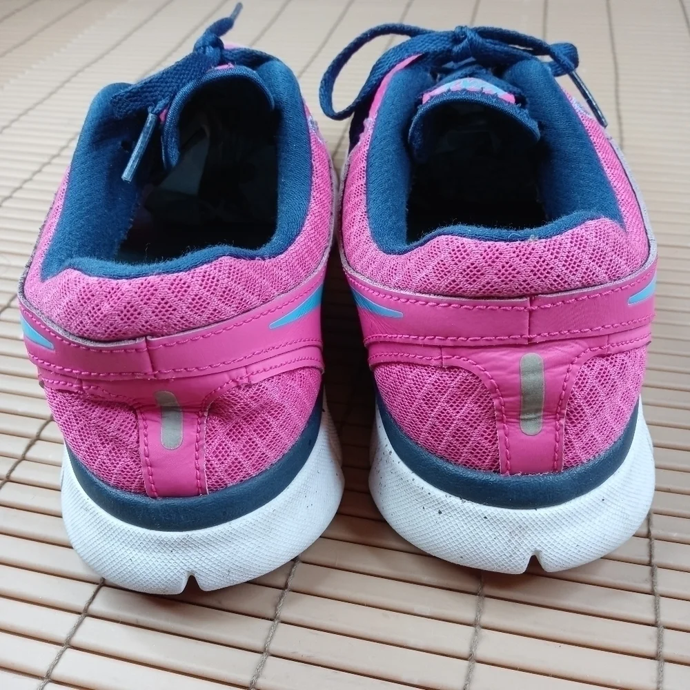 Nike Womens Flex Fitsole 2013 Running Shoes 580440-601 Low Top Lace Up 8.5 pink.